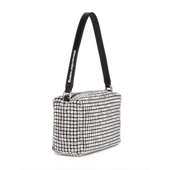 Alexander Wang Heiress Crystal Silver Mini Bag - Picture 2 of 11